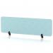 Sch! Acoustic Desktop Screen - Rectangle - 1400 x 400mm - Sky Light Blue SCH00376
