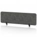 Sch! Acoustic Desktop Screen - Rectangle - 1400 x 400mm - Graphite Charcoal SCH00377