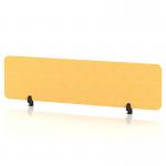 Sch! Acoustic Desktop Screen - Rectangle - 1600 x 400mm - Buttercup Yellow SCH00381