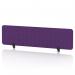 Sch! Acoustic Desktop Screen - Rectangle - 1600 x 400mm - Plum Purple SCH00383