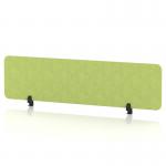 Sch! Acoustic Desktop Screen - Rectangle - 1600 x 400mm - Lime Green SCH00384