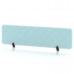Sch! Acoustic Desktop Screen - Rectangle - 1600 x 400mm - Sky Light Blue SCH00386