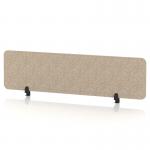 Sch! Acoustic Desktop Screen - Rectangle - 1600 x 400mm - Oatmeal Beige SCH00390