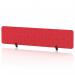 Sch! Acoustic Desktop Screen - Rectangle - 1800 x 400mm - Poppy Red SCH00392