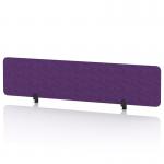 Sch! Acoustic Desktop Screen - Rectangle - 1800 x 400mm - Plum Purple SCH00393