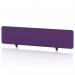 Sch! Acoustic Desktop Screen - Rectangle - 1800 x 400mm - Plum Purple SCH00393