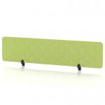 Sch! Acoustic Desktop Screen - Rectangle - 1800 x 400mm - Lime Green SCH00394