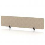 Sch! Acoustic Desktop Screen - Rectangle - 1800 x 400mm - Oatmeal Beige SCH00400