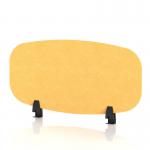 Sch! Acoustic Desktop Screen - Oblong - 800 x 400mm - Buttercup Yellow SCH00401