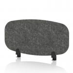 Sch! Acoustic Desktop Screen - Oblong - 800 x 400mm - Graphite Charcoal SCH00407