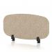 Sch! Acoustic Desktop Screen - Oblong - 800 x 400mm - Oatmeal Beige SCH00410