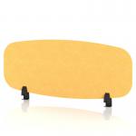 Sch! Acoustic Desktop Screen - Oblong - 1000 x 400mm - Buttercup Yellow SCH00411