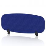 Sch! Acoustic Desktop Screen - Oblong - 1000 x 400mm - Cobalt Blue SCH00415