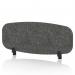 Sch! Acoustic Desktop Screen - Oblong - 1000 x 400mm - Graphite Charcoal SCH00417