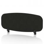 Sch! Acoustic Desktop Screen - Oblong - 1000 x 400mm - Raven Black SCH00418
