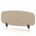 Sch! Acoustic Desktop Screen - Oblong - 1000 x 400mm - Oatmeal Beige SCH00420