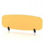 Sch! Acoustic Desktop Screen - Oblong - 1200 x 400mm - Buttercup Yellow SCH00421