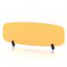 Sch! Acoustic Desktop Screen - Oblong - 1200 x 400mm - Buttercup Yellow SCH00421