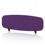 Sch! Acoustic Desktop Screen - Oblong - 1200 x 400mm - Plum Purple SCH00423