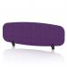 Sch! Acoustic Desktop Screen - Oblong - 1200 x 400mm - Plum Purple SCH00423