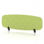 Sch! Acoustic Desktop Screen - Oblong - 1200 x 400mm - Lime Green SCH00424
