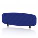 Sch! Acoustic Desktop Screen - Oblong - 1200 x 400mm - Cobalt Blue SCH00425