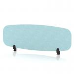 Sch! Acoustic Desktop Screen - Oblong - 1200 x 400mm - Sky Light Blue SCH00426