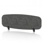Sch! Acoustic Desktop Screen - Oblong - 1200 x 400mm - Graphite Charcoal SCH00427