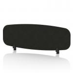 Sch! Acoustic Desktop Screen - Oblong - 1200 x 400mm - Raven Black SCH00428