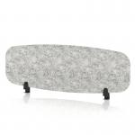 Sch! Acoustic Desktop Screen - Oblong - 1200 x 400mm - Pebble Light Grey SCH00429