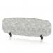 Sch! Acoustic Desktop Screen - Oblong - 1200 x 400mm - Pebble Light Grey SCH00429