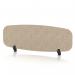 Sch! Acoustic Desktop Screen - Oblong - 1200 x 400mm - Oatmeal Beige SCH00430