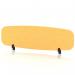Sch! Acoustic Desktop Screen - Oblong - 1400 x 400mm - Buttercup Yellow SCH00431