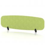 Sch! Acoustic Desktop Screen - Oblong - 1400 x 400mm - Lime Green SCH00434
