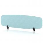 Sch! Acoustic Desktop Screen - Oblong - 1400 x 400mm - Sky Light Blue SCH00436