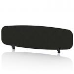 Sch! Acoustic Desktop Screen - Oblong - 1400 x 400mm - Raven Black SCH00438