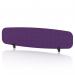 Sch! Acoustic Desktop Screen - Oblong - 1600 x 400mm - Plum Purple SCH00443