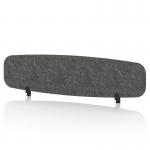 Sch! Acoustic Desktop Screen - Oblong - 1600 x 400mm - Graphite Charcoal SCH00447