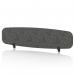 Sch! Acoustic Desktop Screen - Oblong - 1600 x 400mm - Graphite Charcoal SCH00447
