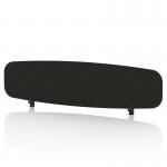 Sch! Acoustic Desktop Screen - Oblong - 1600 x 400mm - Raven Black SCH00448