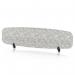 Sch! Acoustic Desktop Screen - Oblong - 1600 x 400mm - Pebble Light Grey SCH00449