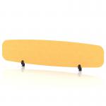 Sch! Acoustic Desktop Screen - Oblong - 1800 x 400mm - Buttercup Yellow SCH00451