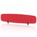 Sch! Acoustic Desktop Screen - Oblong - 1800 x 400mm - Poppy Red SCH00452