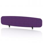 Sch! Acoustic Desktop Screen - Oblong - 1800 x 400mm - Plum Purple SCH00453