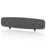 Sch! Acoustic Desktop Screen - Oblong - 1800 x 400mm - Graphite Charcoal SCH00457