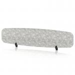 Sch! Acoustic Desktop Screen - Oblong - 1800 x 400mm - Pebble Light Grey SCH00459