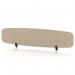 Sch! Acoustic Desktop Screen - Oblong - 1800 x 400mm - Oatmeal Beige SCH00460