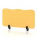 Sch! Acoustic Desktop Screen - Wave - 800 x 400mm - Buttercup Yellow SCH00461