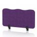 Sch! Acoustic Desktop Screen - Wave - 800 x 400mm - Plum Purple SCH00463