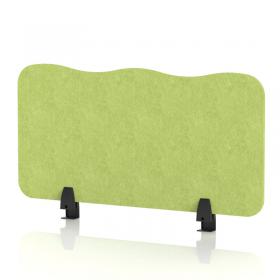 Sch! Acoustic Desktop Screen - Wave - 800 x 400mm - Lime Green SCH00464